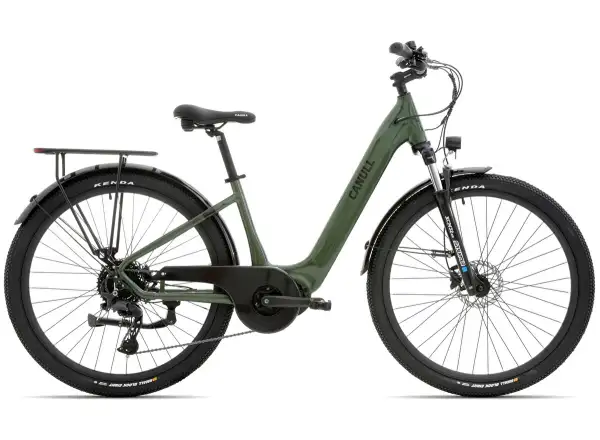 CANULL City 2 720 Wh nízkonástupové elektrokolo forest green