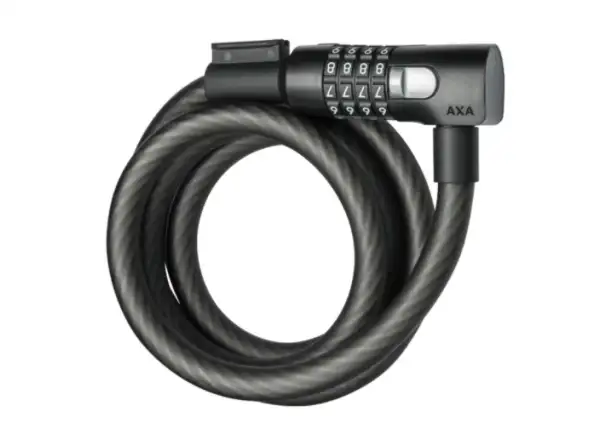 AXA Cable Resolute Code C15 - 180 kabelový zámek Mat Black 180 cm