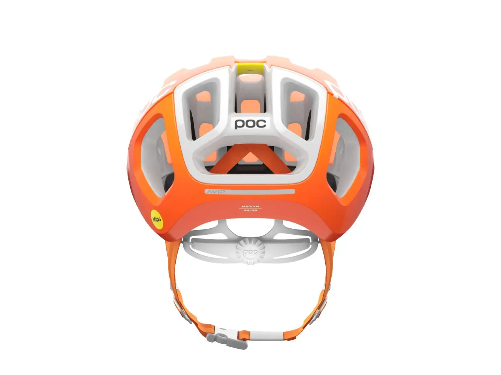 POC Ventral Tempus MIPS přilba Fluorescent Orange AVIP