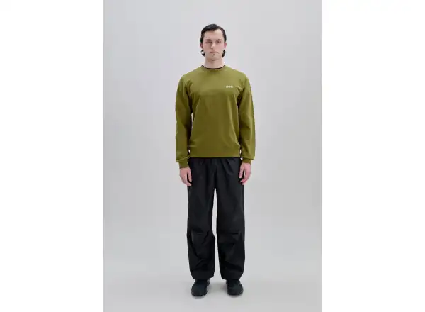 POC Crew mikina Olivine Green/Hydrogen White
