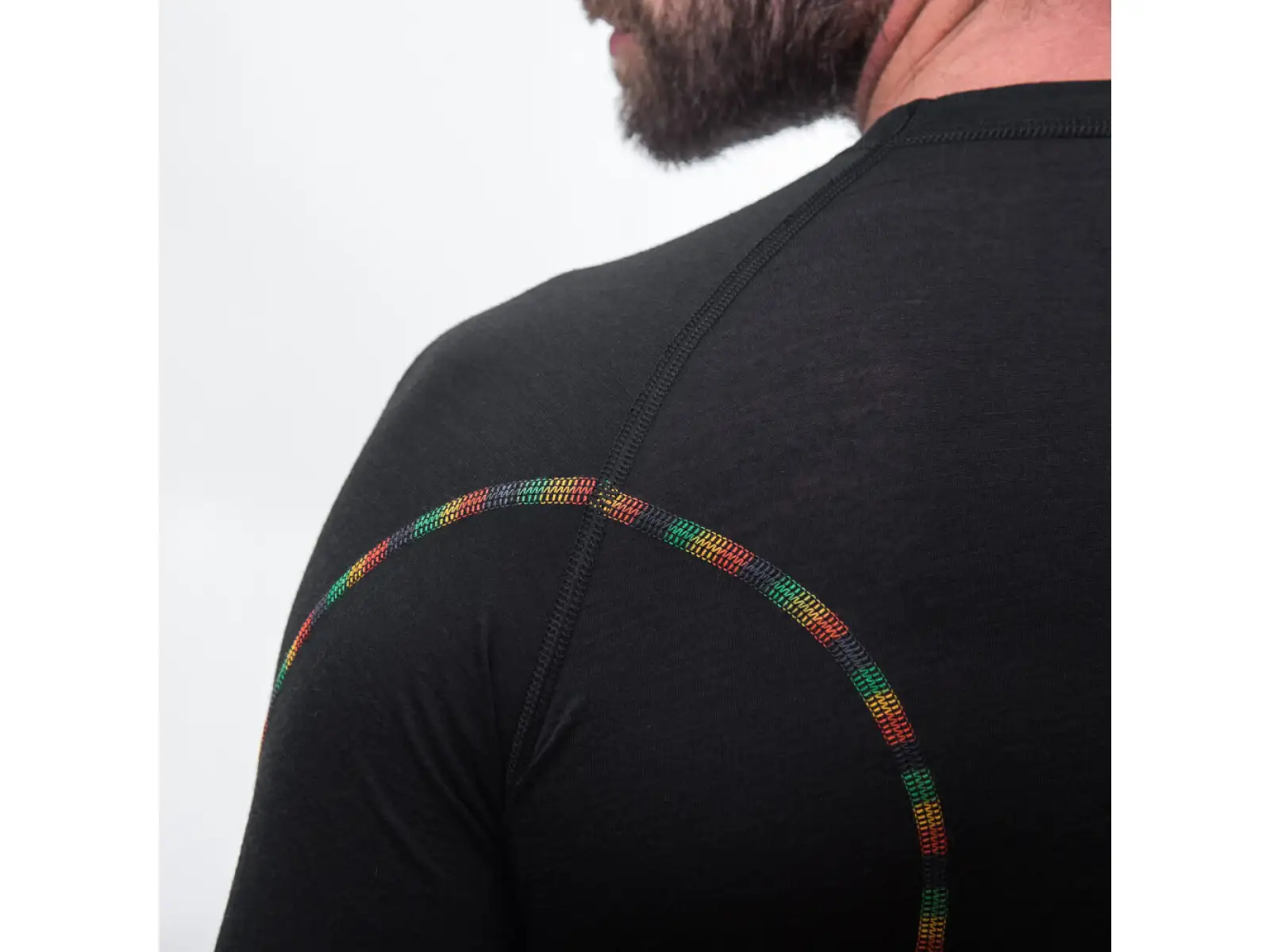 Sensor Merino Air pánské triko dlouhý rukáv černá