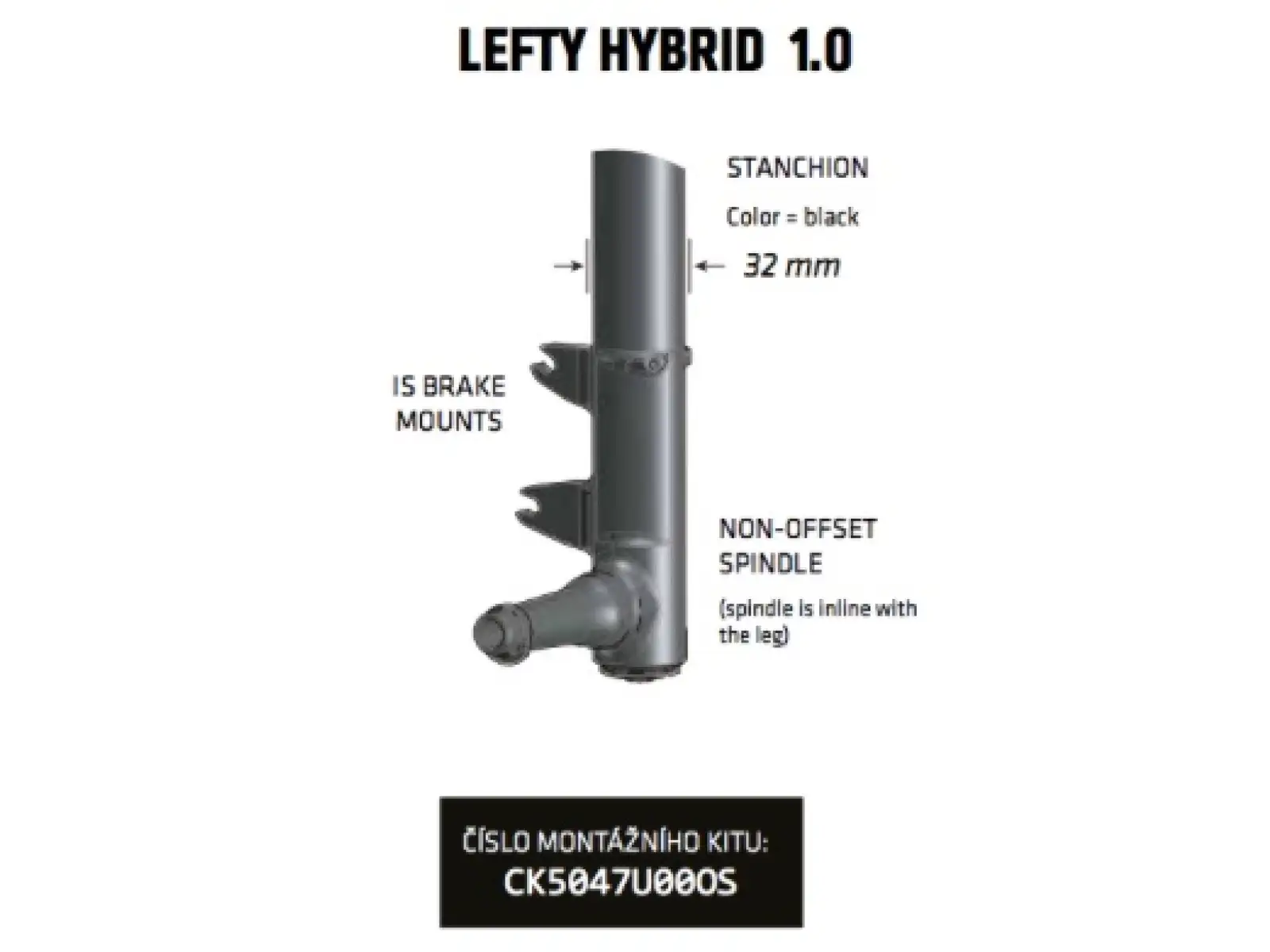 Cannondale 2Spring Air upgrade kit pro Lefty 1.0 32mm (CK5047U00OS)