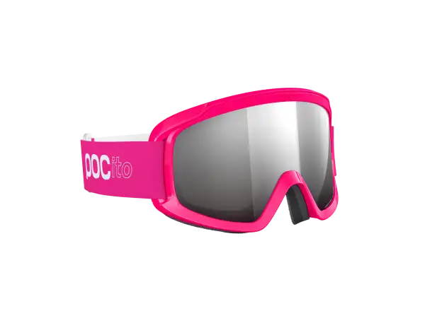 POC POCito Opsin dětské lyžařské brýle Fluorescent Pink/Partly Sunny Silver