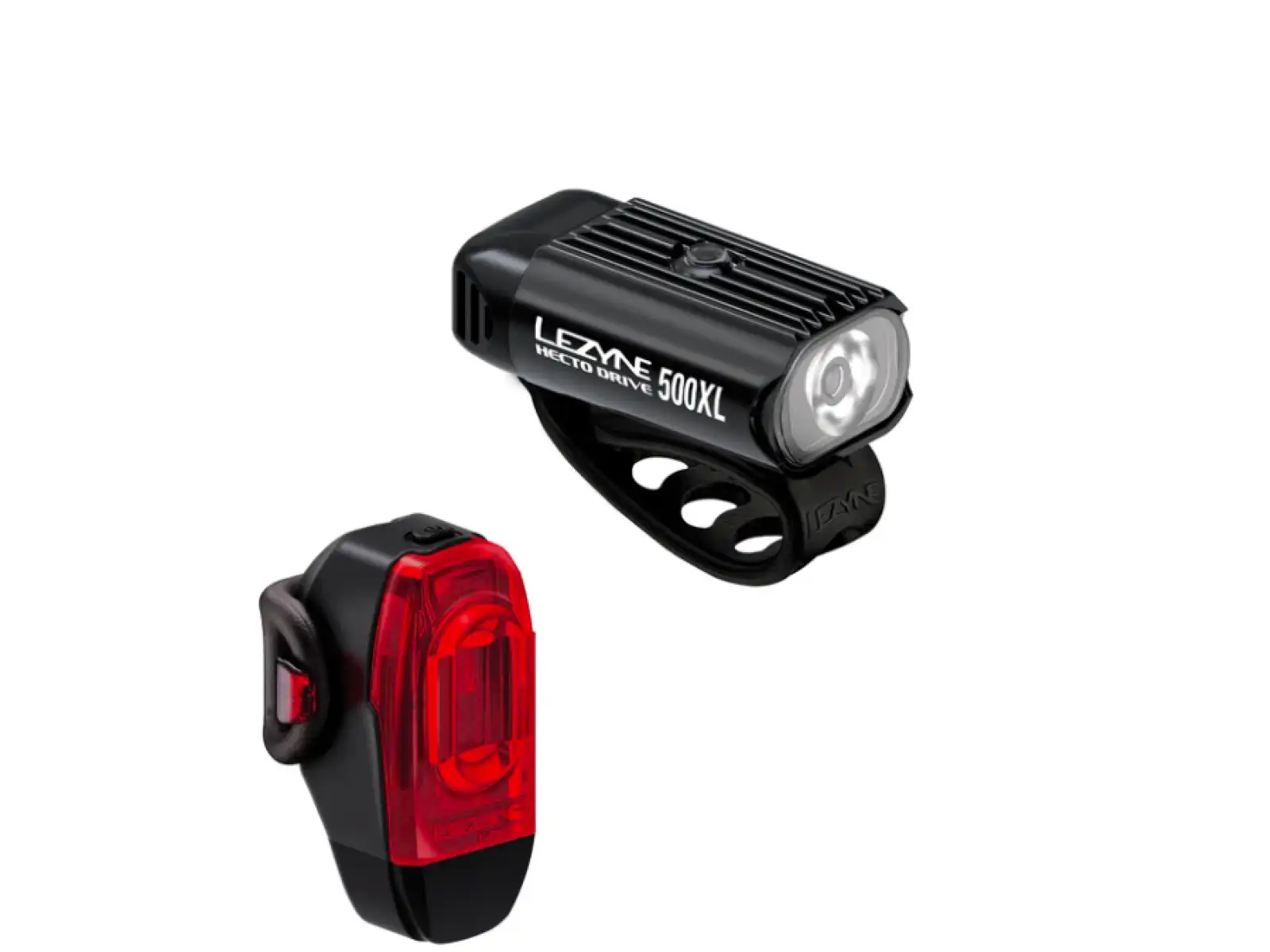 Lezyne Hecto Drive 500XL / KTV Drive + sada světel Black/Black