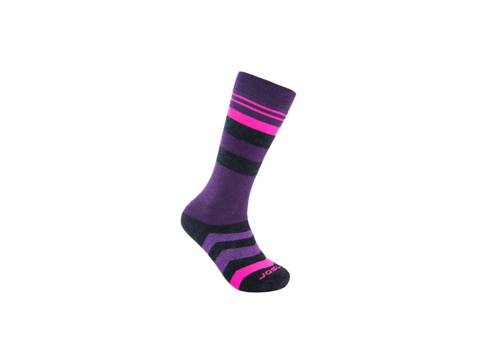 Sensor Slope Merino dětské ponožky černá/růžová/fialová