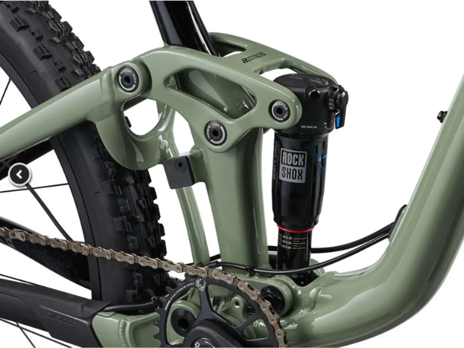 Giant Trance Jr 26 celoodpružené dětské kolo Shale Green
