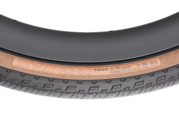 WTB  Byway RS 700x50 TCS Light Fast Rolling Dual DNA SG2 gravel plášť černá/hnědá