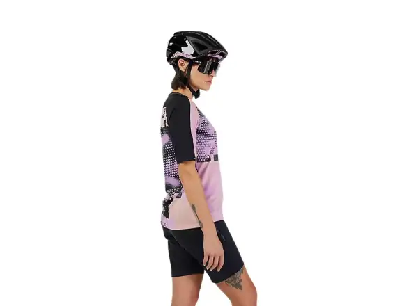 Fox Flexair Ascent Pulse dámský dres krátký rukáv Dusty Rose