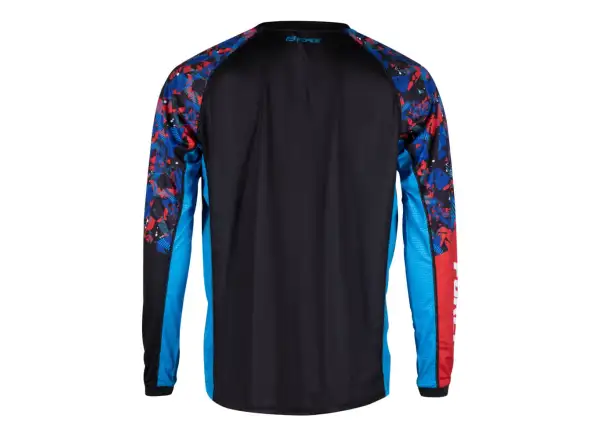 Force Reckless unisex dres dlouhý rukáv černá/červená/modrá