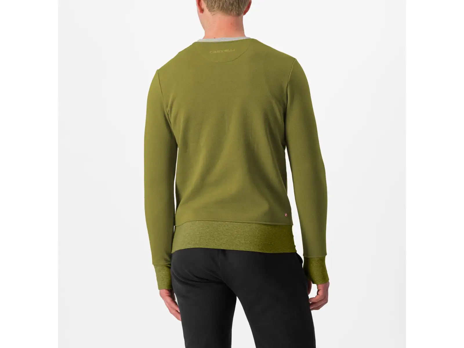 Castelli Logo pánská mikina Avocado Green
