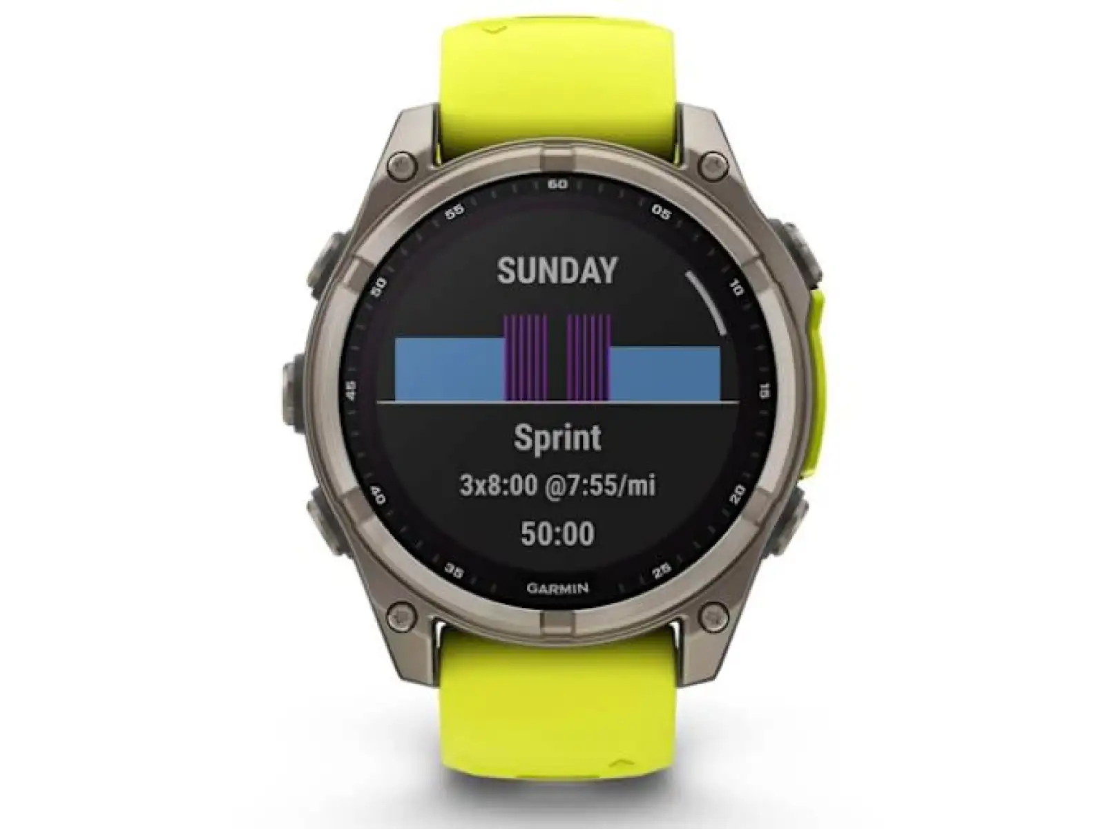 Garmin fenix 8 - 51 mm Solar Sapphire chytré hodinky Titanium Yellow/Graphite