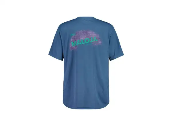 Maloja StaubachM. pánský dres krátký rukáv Dusty Blue