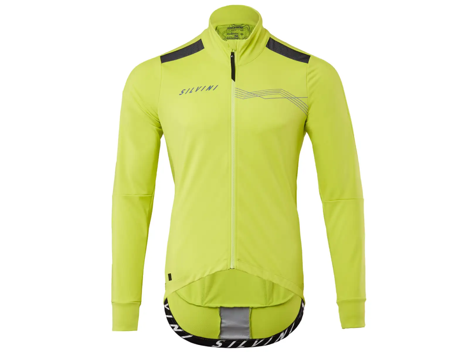 Silvini Ghisallo pánská cyklo bunda Lime/Blue