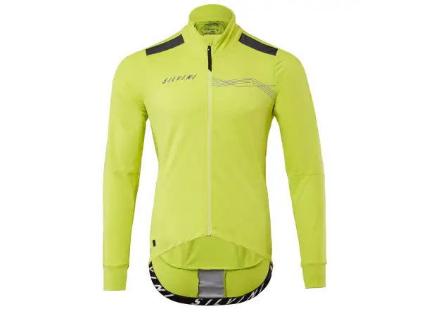 Silvini Ghisallo pánská cyklo bunda Lime/Blue