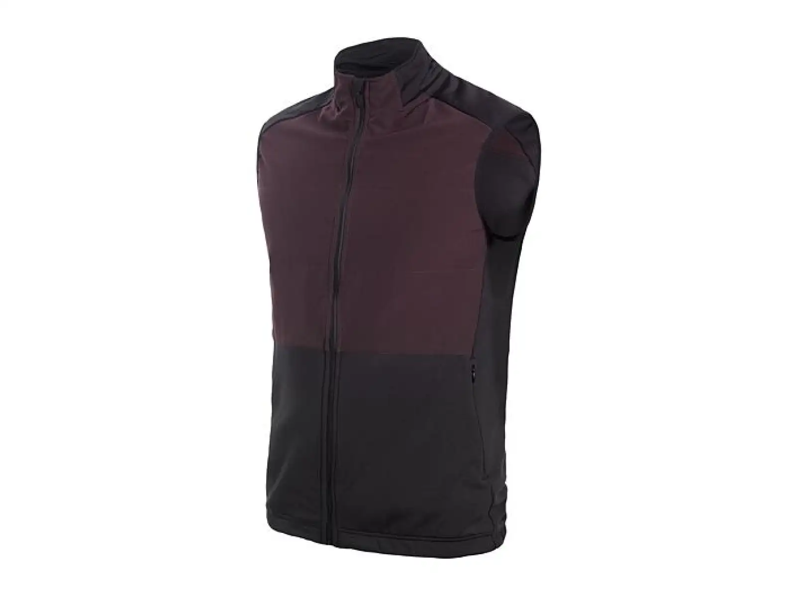Sensor Coolmax Thermo pánská vesta černá/Port Red