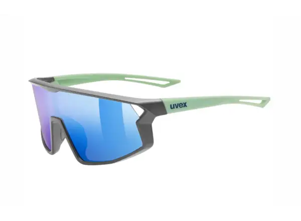 Uvex Skyryse JR. dětské brýle Grey/Green Matt/Mirror Blue
