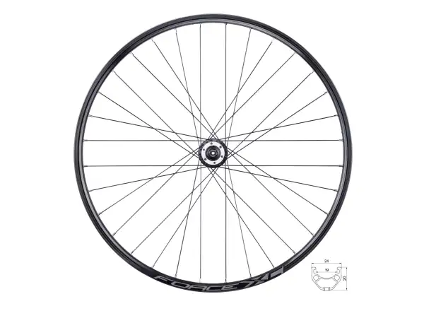 Force XC Disc 584x23 přední vypletené kolo F804332 32 děr
