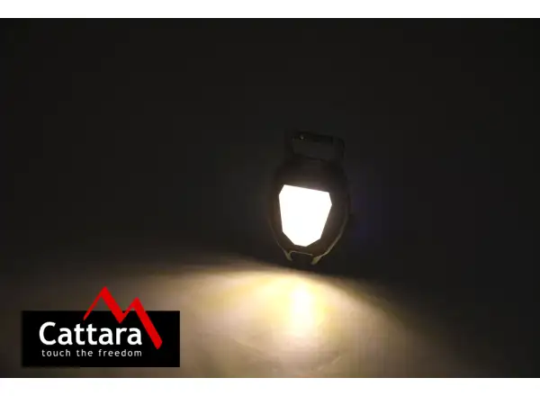 Cattara svítilna COB 560 lm Multi emblem se zapalovačem