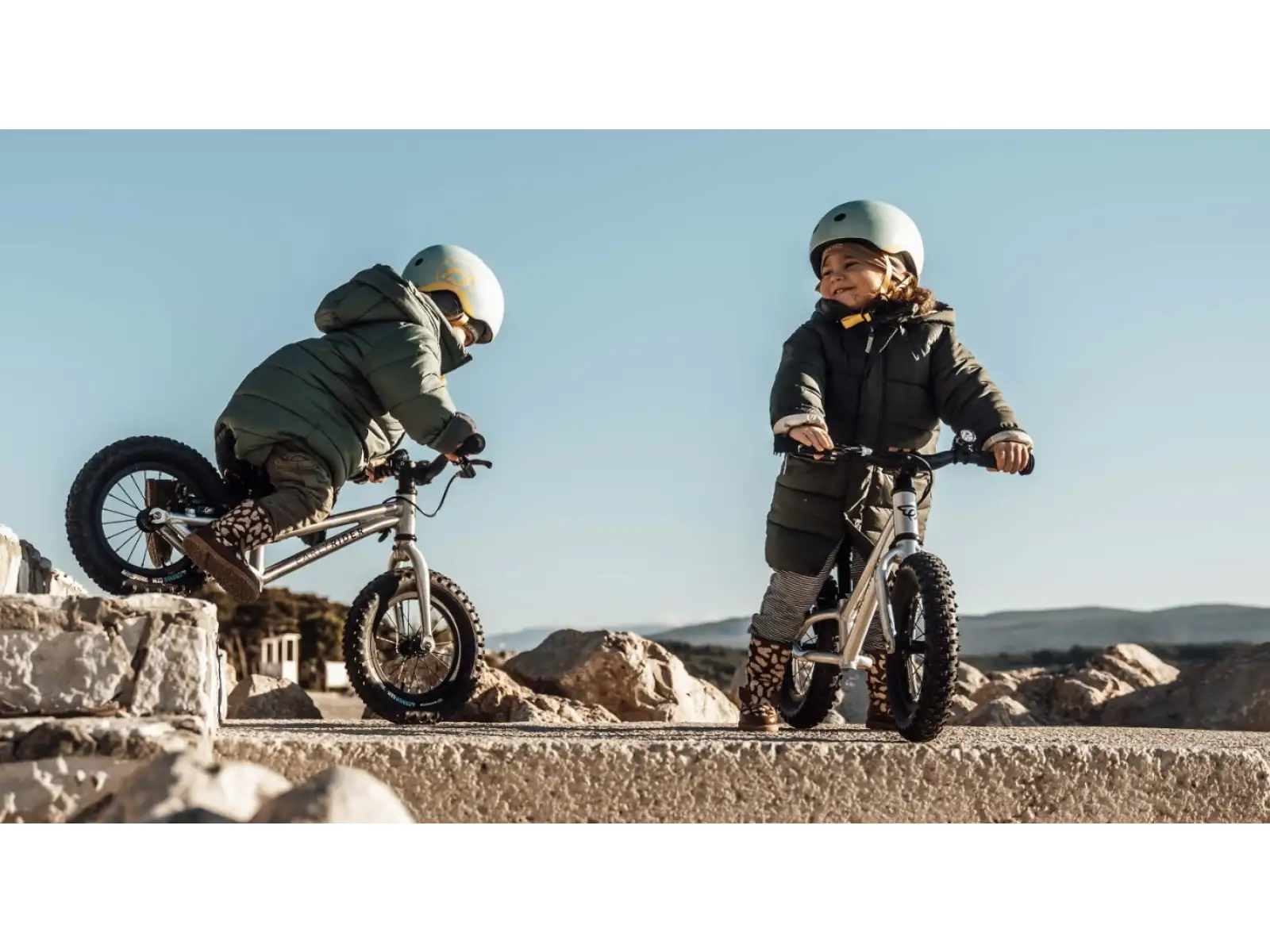 Early Rider Big Foot 12 dětské odrážedlo Brushed Aluminium