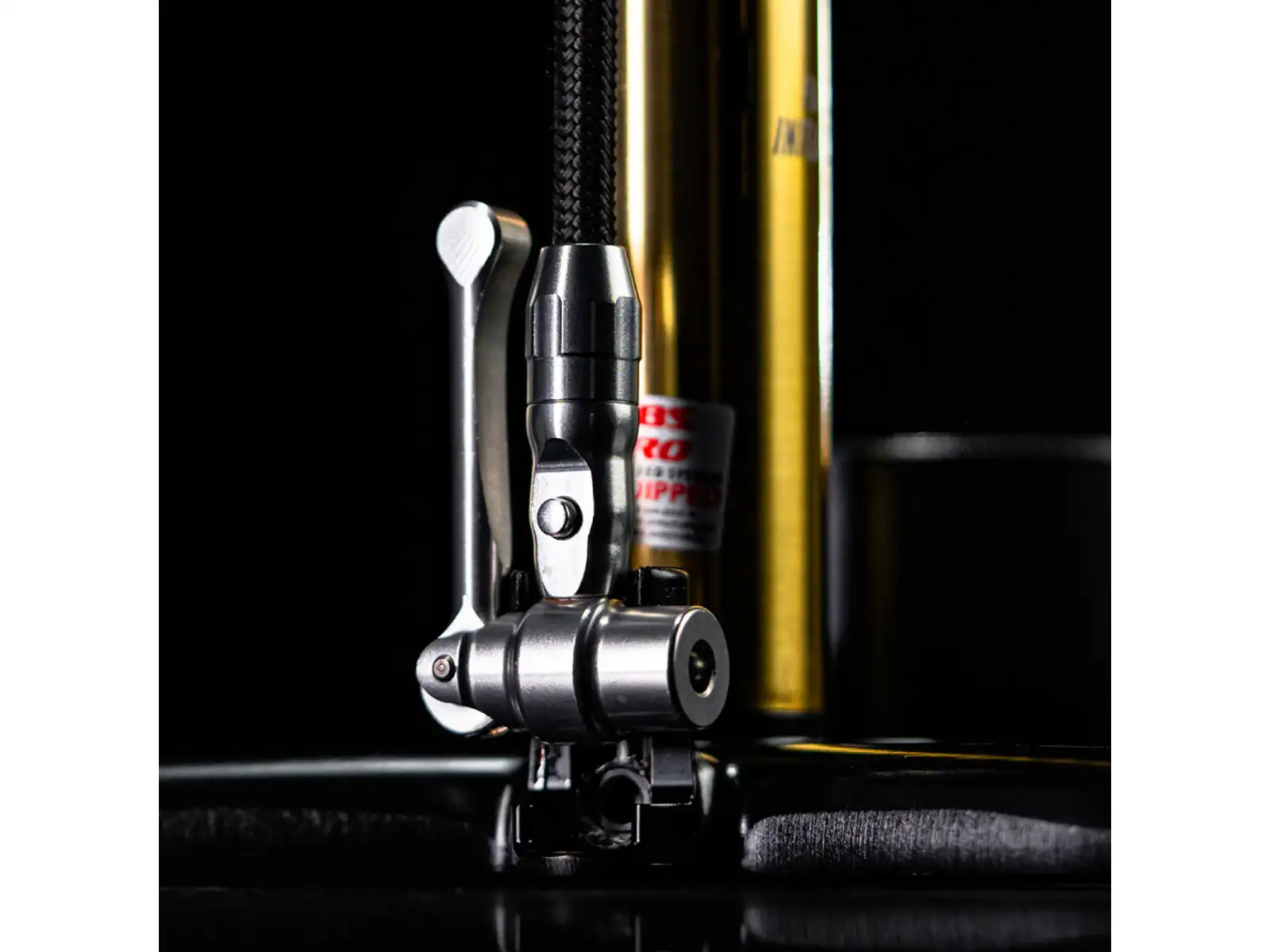 Lezyne 18K Digital Drive dílenská pumpa GOLD/BLACK