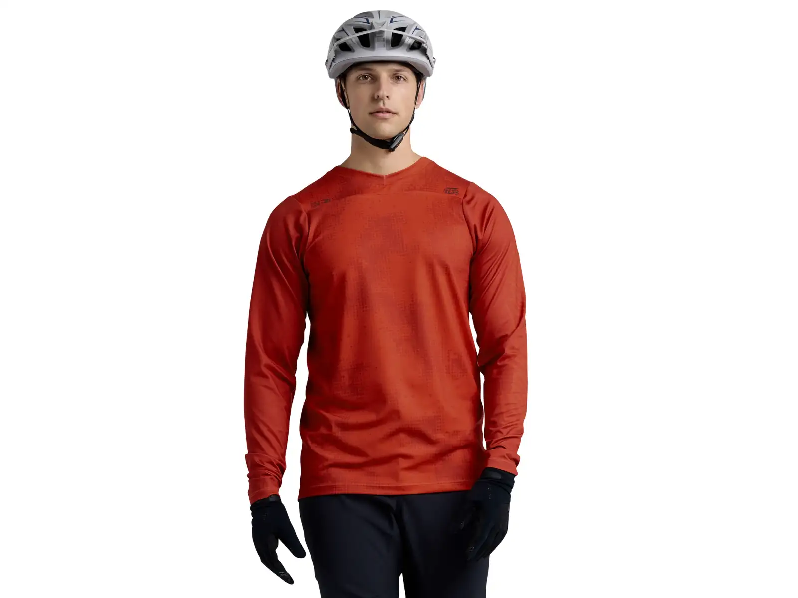 Troy Lee Designs Skyline Chill pánský dres dlouhý rukáv Scattered Fire Orange