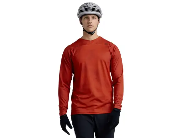 Troy Lee Designs Skyline Chill pánský dres dlouhý rukáv Scattered Fire Orange