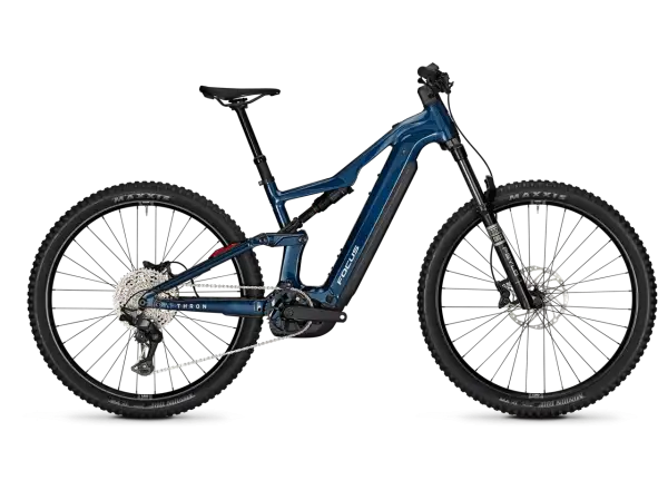 Focus THRON 8 720Wh celoodpružené elektrokolo Azurblue / Sydneyblue