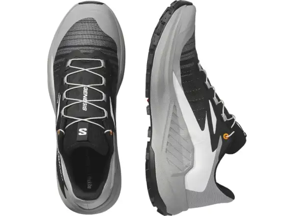 Salomon Genesis pánská běžecká obuv Black/Alloy/Turmeric