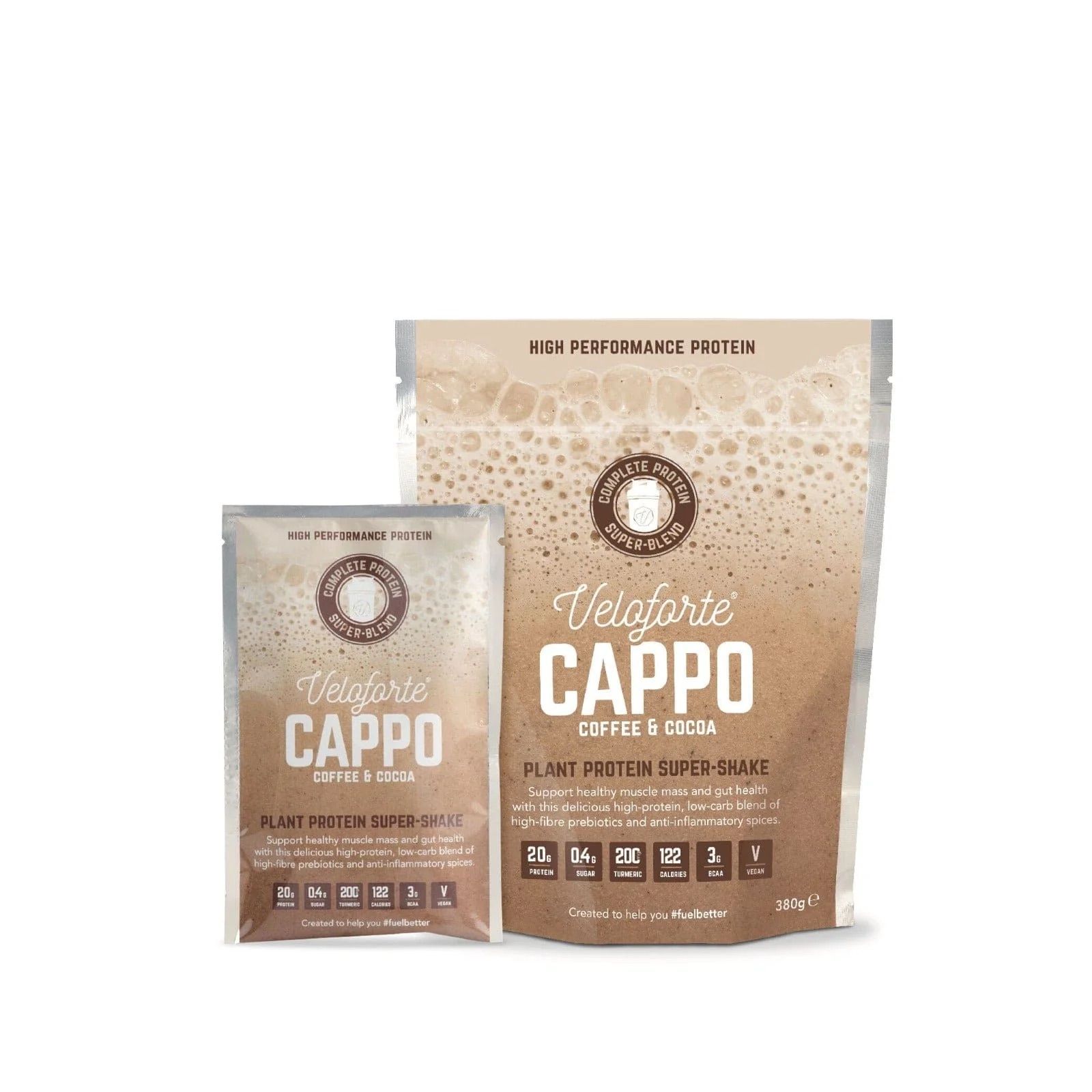 Veloforte Cappo Protein Shake proteinový nápoj Coffee & Cocoa | Koloshop.cz