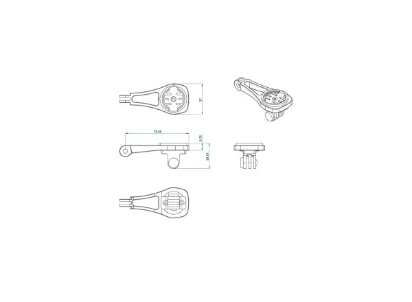 Ritchey držák Computer Mount Garmin/Bryton/Wahoo/Go Pro