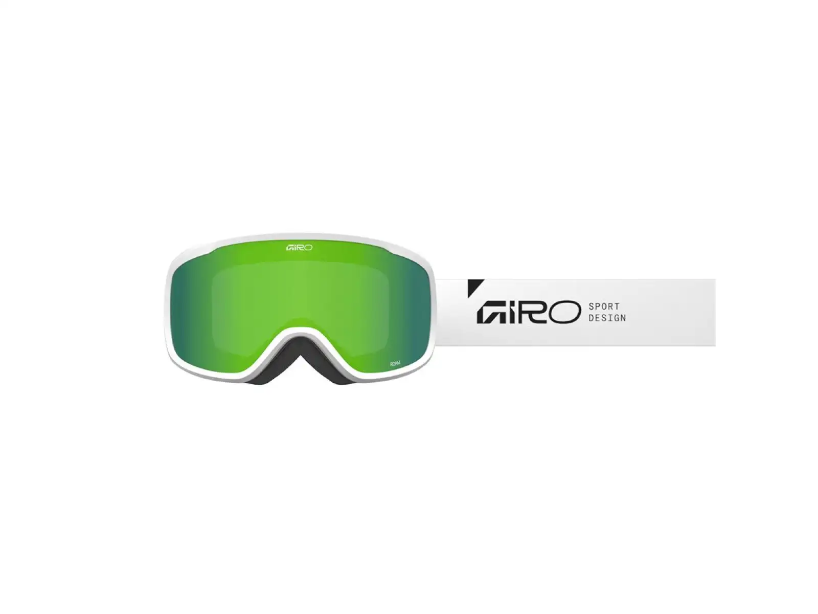 Giro Roam lyžařské brýle White Stacked/Loden Green/Yellow (2skla)