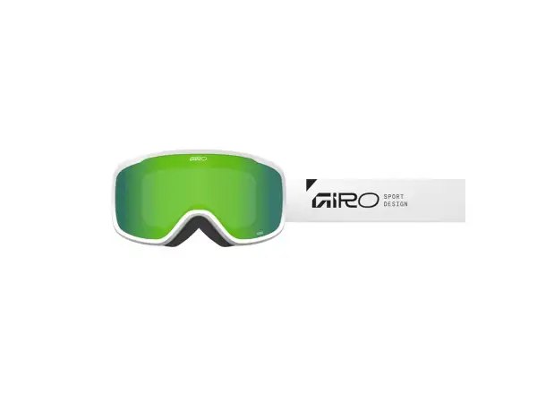 Giro Roam lyžařské brýle White Stacked/Loden Green/Yellow (2skla)