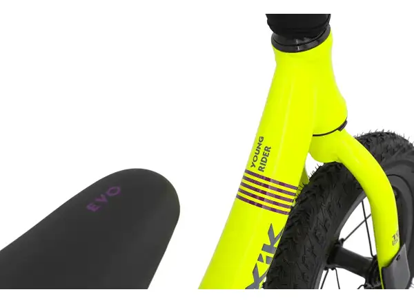 odrážedlo MAXÍK Evo Lite fluo žlutá/fialová