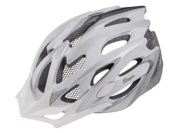 Etape Venus dámská cyklistická přilba bílá/stříbrná mat