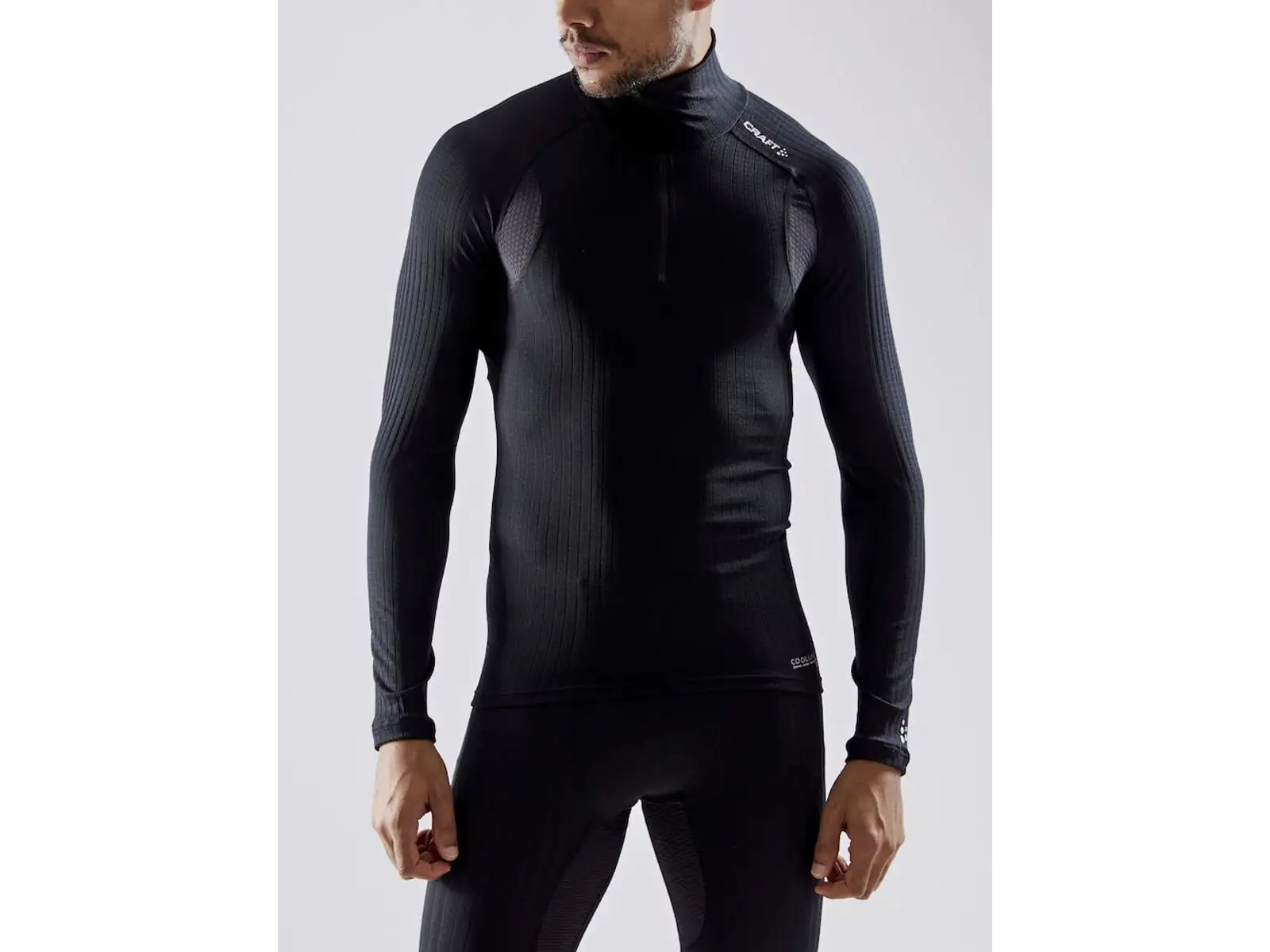 Craft Active Extreme X Zip pánské triko dlouhý rukáv černá