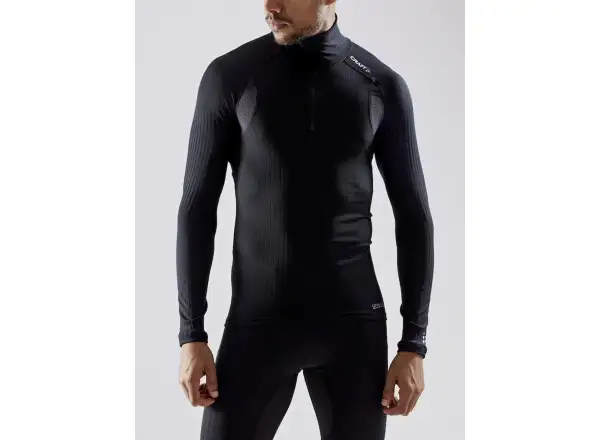 Craft Active Extreme X Zip pánské triko dlouhý rukáv černá