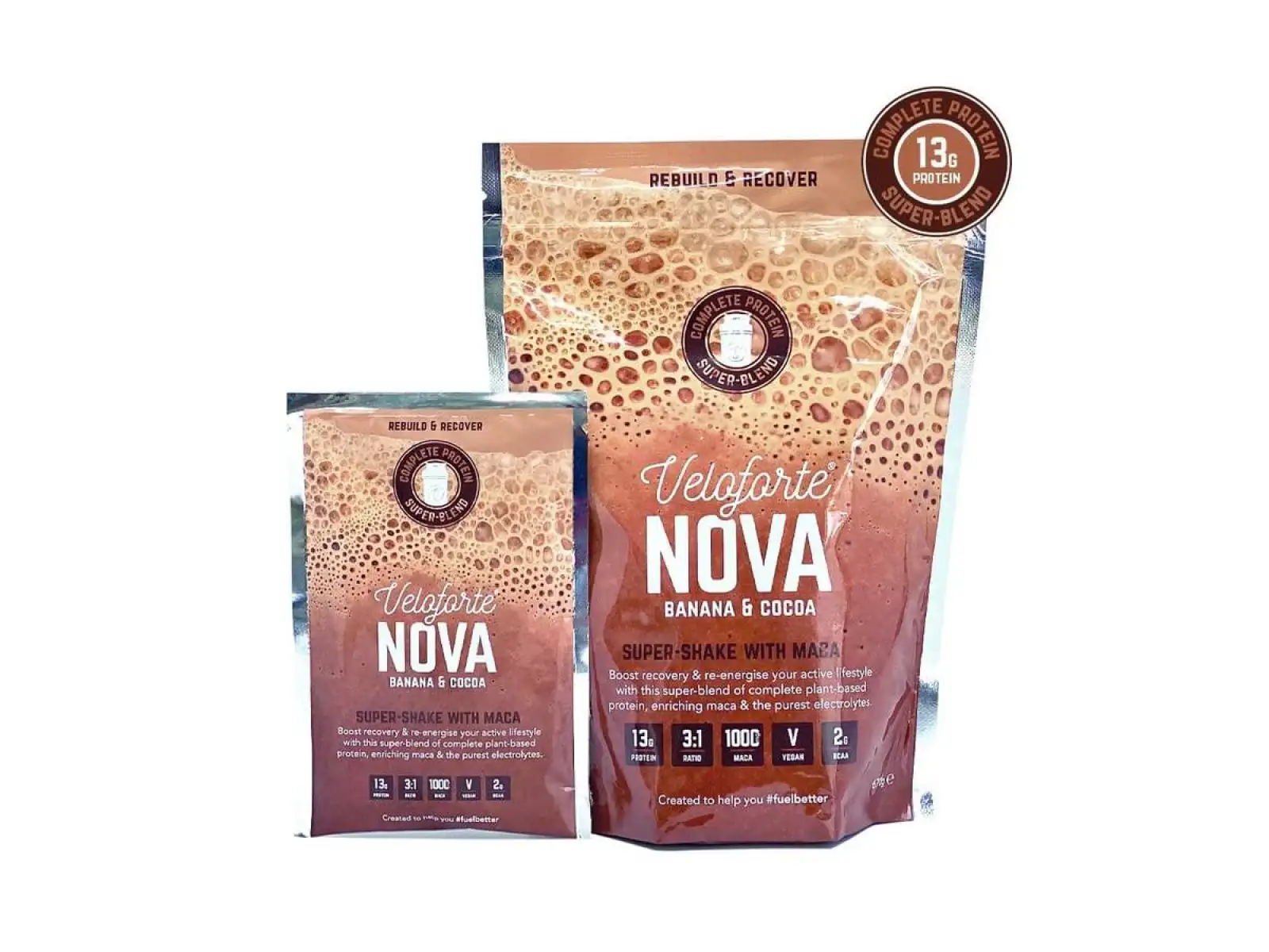 Veloforte Nova Recovery Protein Shake regenerační nápoj Banana & Cocoa