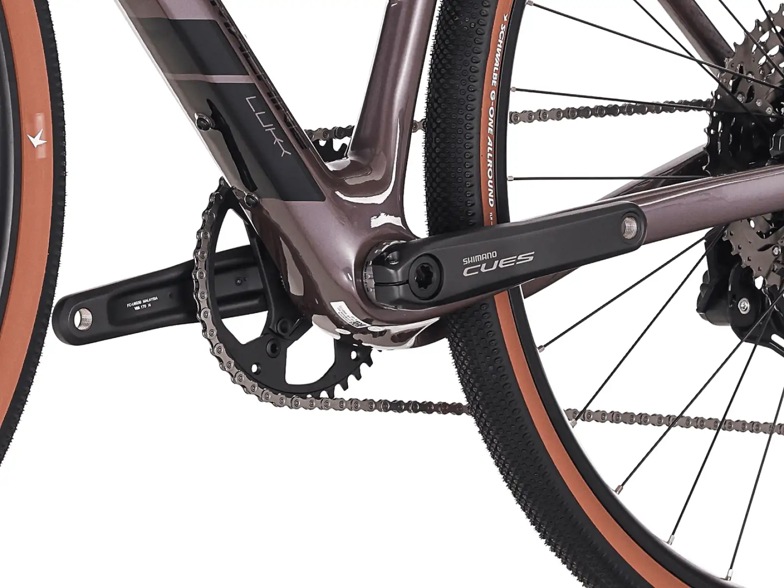 Rock Machine Lukk Cr 30 gravel kolo Gloss Purple Garnet