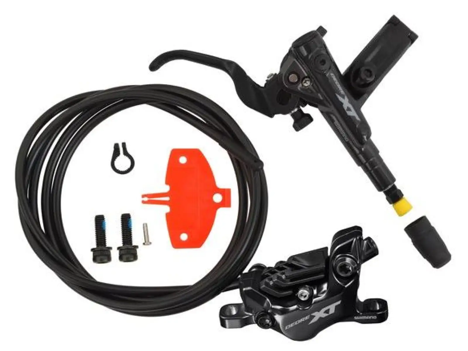 Shimano XT BR-M8120 kotoučová brzda zadní - destičky N04C s chladičem