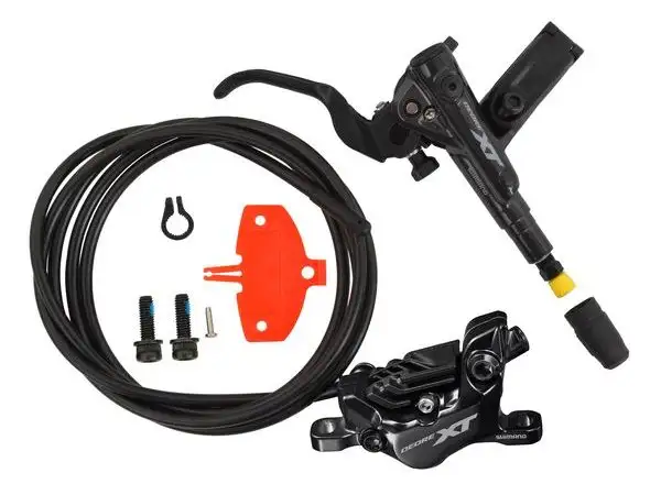Shimano XT BR-M8120 kotoučová brzda zadní - destičky N04C s chladičem