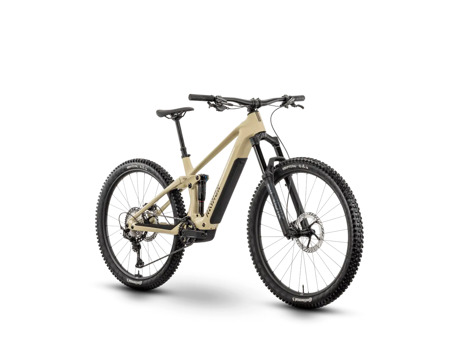 Raymon Airok Pro celoodpružené elektrokolo Popcorn Stealth/Caramel