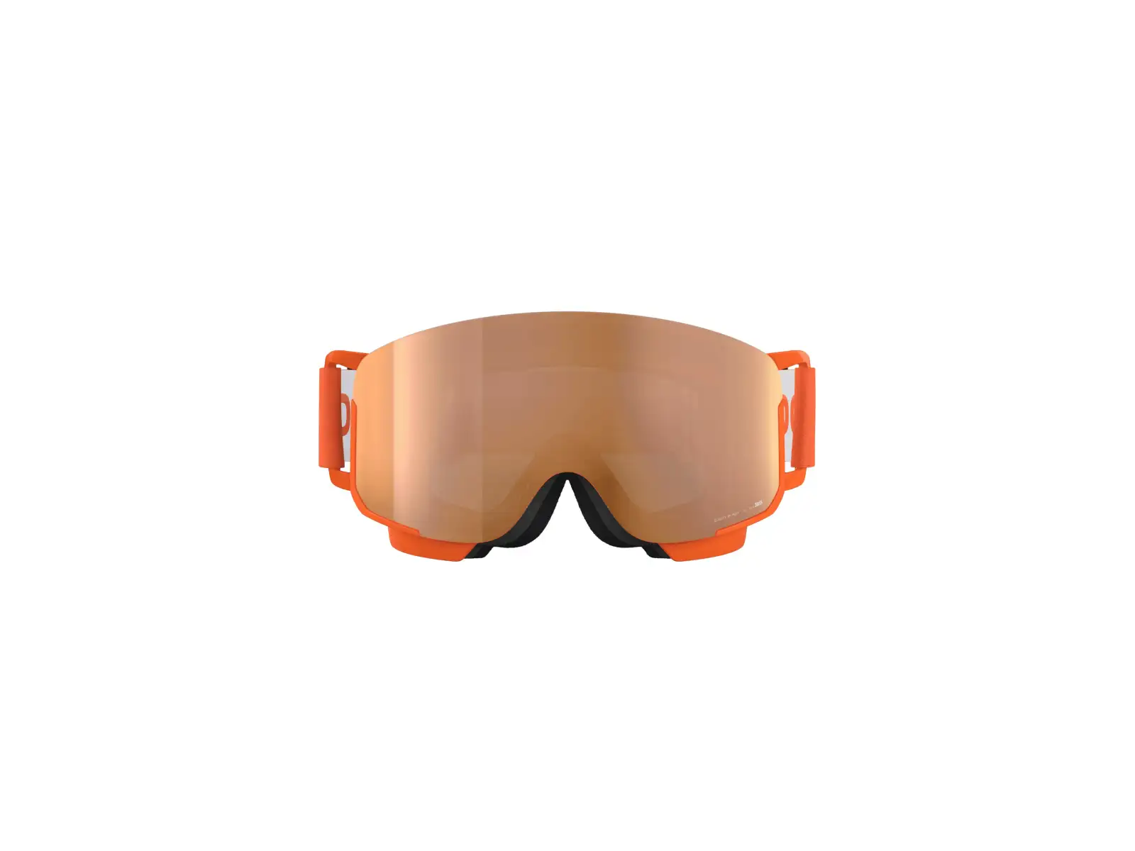 POC POCito Nexal dětské lyžařské brýle Fluorescent Orange/Partly Sunny Light Orange