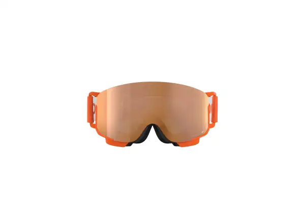 POC POCito Nexal dětské lyžařské brýle Fluorescent Orange/Partly Sunny Light Orange