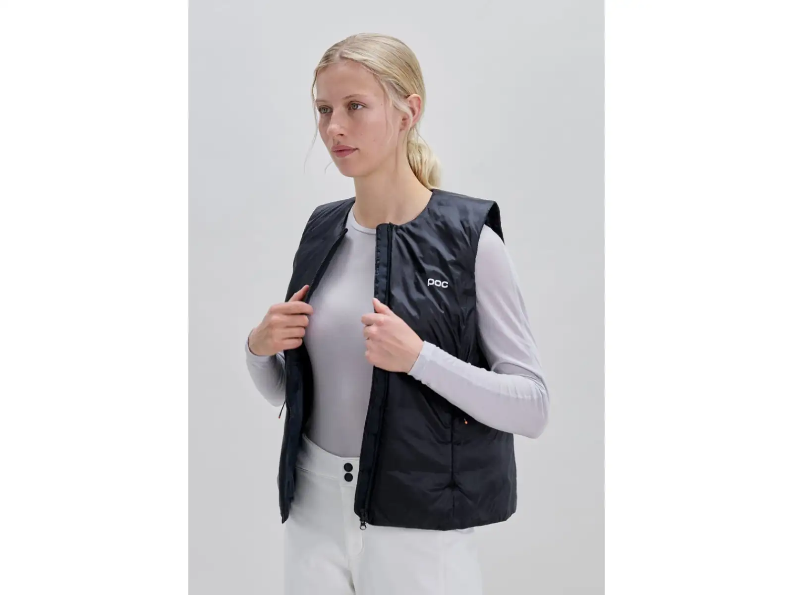 POC Lite Padded Vest dámská zateplená vesta Uranium Black