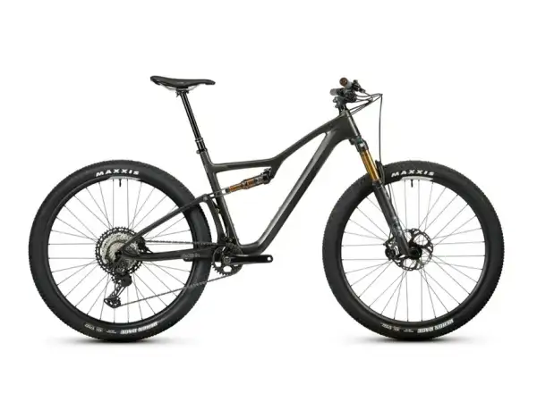 Ibis Exie US XTR Di2 horské celoodpružené kolo Clear Charcoal