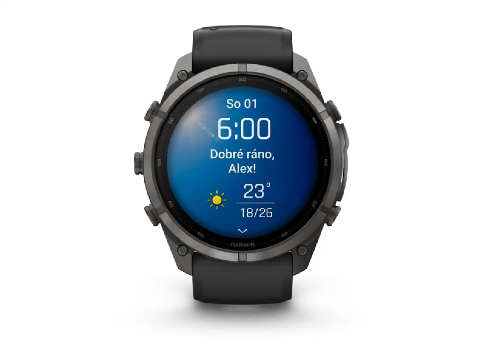 Garmin Fénix 9 Pro inReach 47 mm chytré hodinky Carbon gray DLC Titanium Black/Pebble gray