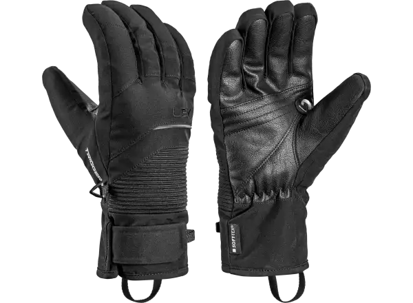 Leki Voltec TR sjezdové rukavice Black