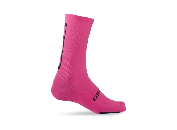 GIRO HRC Team ponožky Bright Pink/Black