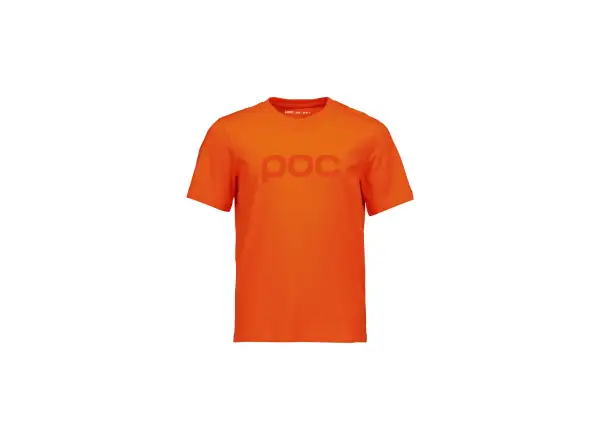 POC Tee Jr dětské triko Zink Orange