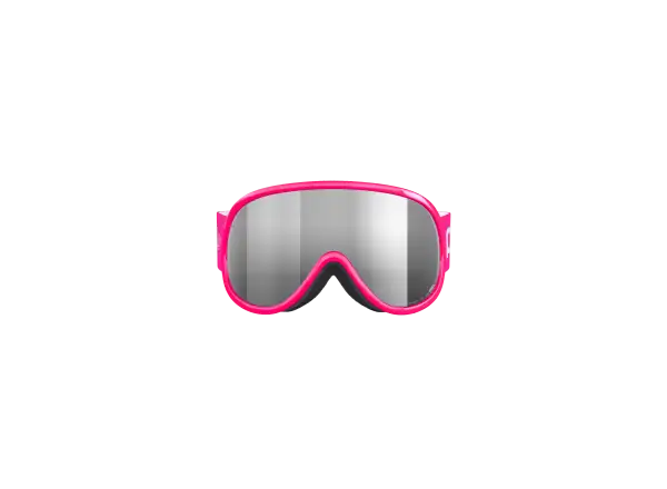 POC POCito Retina dětské lyžařské brýle Fluorescent Pink/Partly Sunny Silver